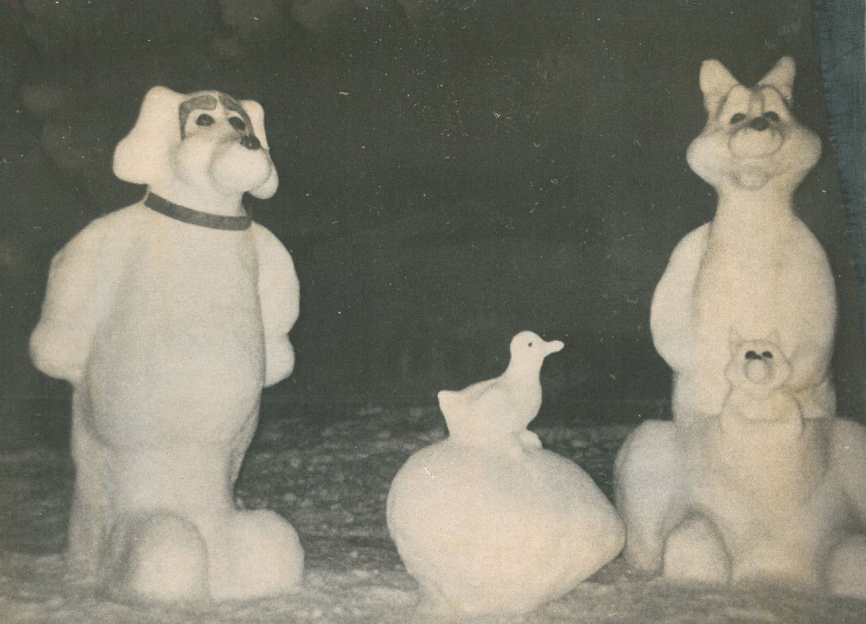 Snow menagerie